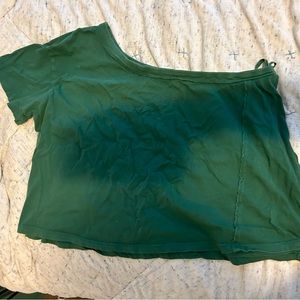 Free people one shoulder t shirt size L